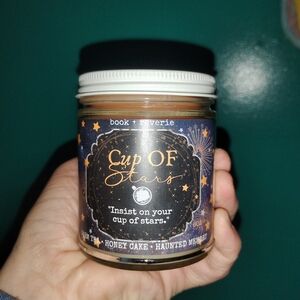 Cup of Stars Candle Warm Tea Honey Cake Haunted Memory